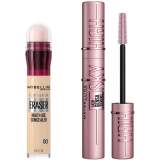 Maybelline New York Instant Anti Age Eraser Kapatıcı - 00 Ivory & Lash Sensational Sky High Maskara Makyaj Seti