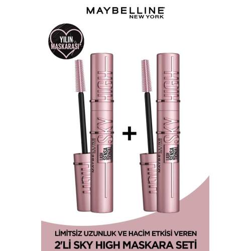 Maybelline New York Lash Sensational Sky High Maskara 2'li Set Maybelline New York Lash Sensational Sky High Maskara 2'li Set