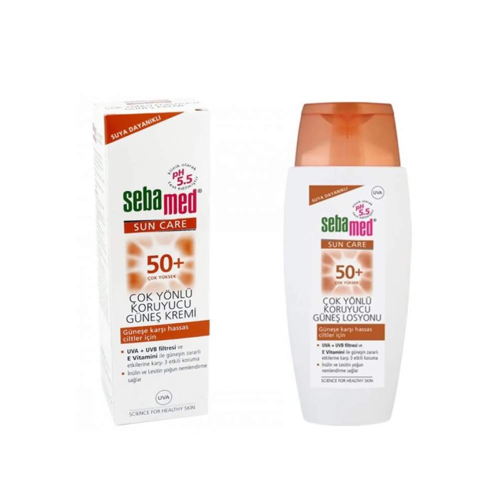 Sebamed Sun Care 75 ml SPF50+ ve 150 ml SPF50+ Çok Yönlü Koruyucu Güneş Kremi