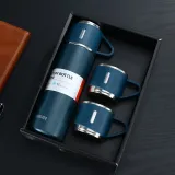 Stainless Steel Vacuum Flask Paslanmaz Çelik Termos Petro Mavisi 500 Ml