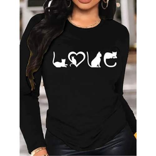 Kadın Uzun Kollu Bisiklet Yaka Baskılı Viskon Bluz Kadın Uzun Kollu Bisiklet Yaka Baskılı Viskon Bluz