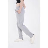 Unisex Üç İplik Basic Eşofman Pantolon - Gri