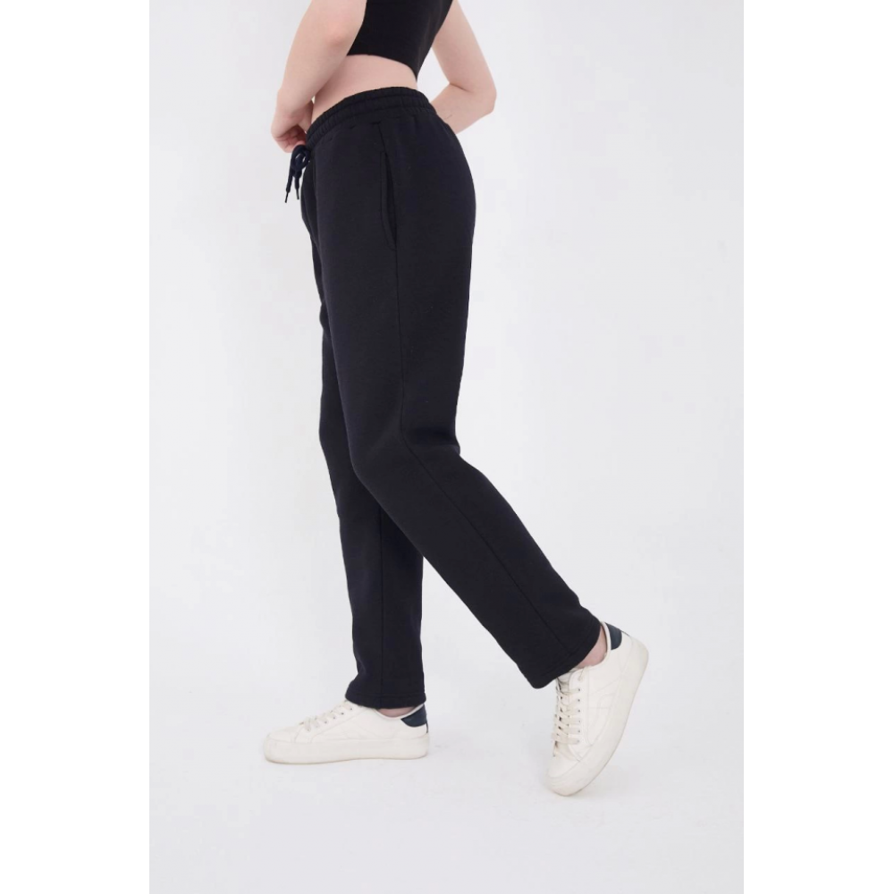 Unisex Üç İplik Basic Eşofman Pantolon - Lacivert