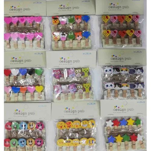 10lu Şekilli Ahşap Mandallar 3.5cm (10lu Set-10 Paket) 10lu Şekilli Ahşap Mandallar 3.5cm (10lu Set-10 Paket)