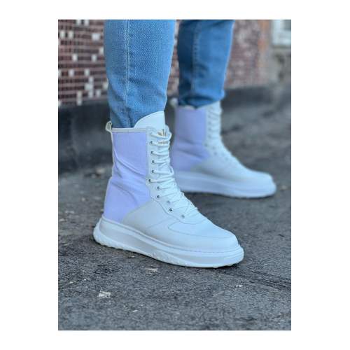 Beyaz Paraşüt Uzun Bağcıklı Bot Beyaz Paraşüt Uzun Bağcıklı Bot