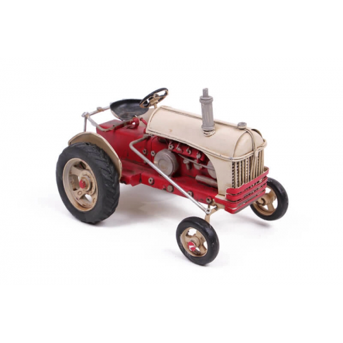 Vintage Tasarım Dekoratif Metal Traktör Vintage Tasarım Dekoratif Metal Traktör