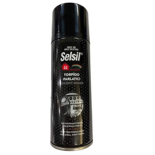 Selsil Torpido Parlatıcı Sprey 200 ml Selsil Torpido Parlatıcı Sprey 200 ml