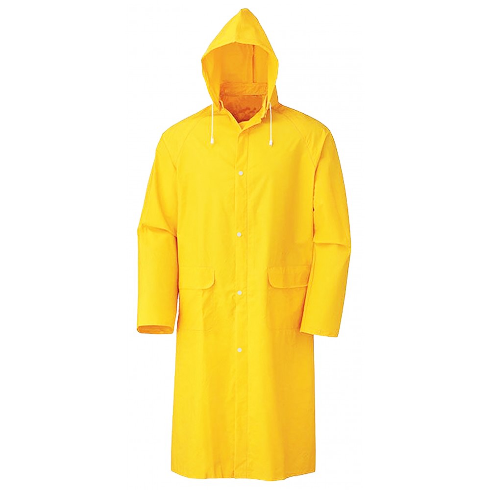 Kapşonlu Cepli Lüx Yağmurluk Sarı - Standart Beden 2XL Kapşonlu Cepli Lüx Yağmurluk Sarı - Standart Beden 2XL