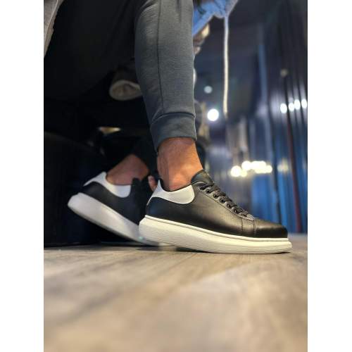 Yüksek Taban Günlük Ayakkabı Siyah Yüksek Taban Günlük Ayakkabı Siyah