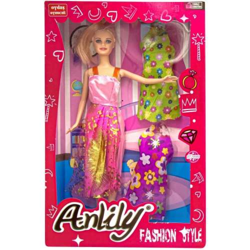 Anlily Yedek Elbiseli Bebek Seti - 02252 (Lisinya) Anlily Yedek Elbiseli Bebek Seti - 02252 (Lisinya)