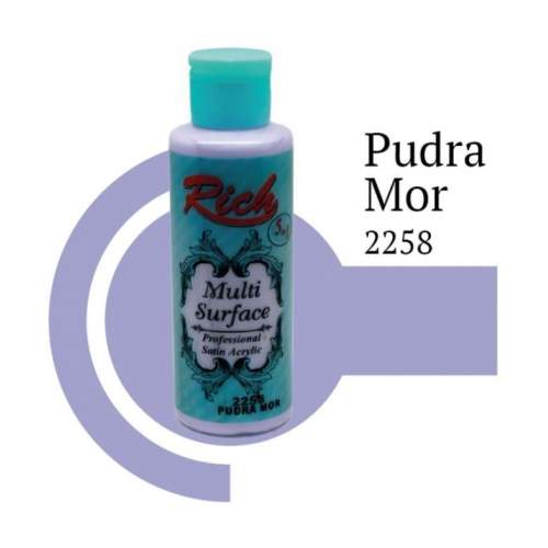 Rich Multi Surface 2258 Pudra Mor Akrilik Boya 130 cc Rich Multi Surface 2258 Pudra Mor Akrilik Boya 130 cc