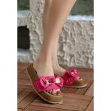 Fuşya Cilt Ayıcıklı Terlik