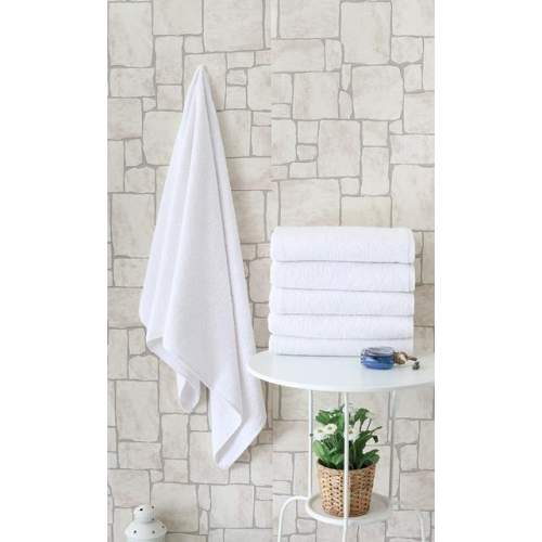 Otel Tipi 70x140 Banyo Havlusu Beyaz Otel Tipi 70x140 Banyo Havlusu Beyaz