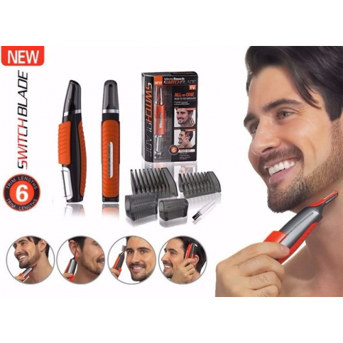 Switch Bladies Profesyonel 6 Parça Pilli Tıraş Makinesi Switch Bladies Profesyonel 6 Parça Pilli Tıraş Makinesi