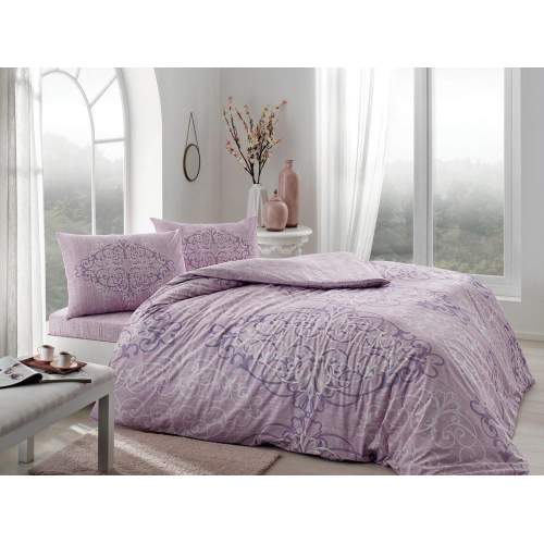 Ranforce Tek Kişilik Nevresim Takımı Luna Lila