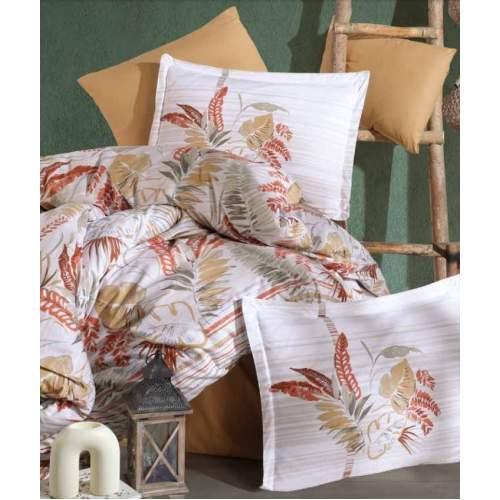 Ranforce Nevresim Takımı Çift Kişilik Oliva V1 Hardal Ranforce Nevresim Takımı Çift Kişilik Oliva V1 Hardal