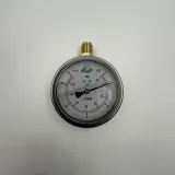 Ø 63 - 0 - 6 BAR 1/4 ALTTAN ÇIKIŞLI GLİSERİNLİ MANOMETRE (Lisinya)