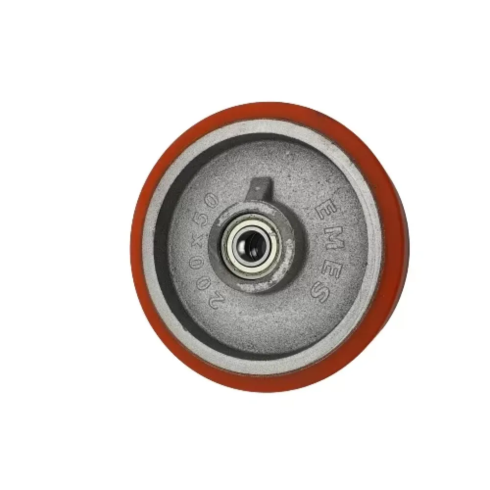 Transpalet Tekeri Döküm Poliüretan Kaplamalı Bilyalı Rulmanlı 200x50x20 (Lisinya) Transpalet Tekeri Döküm Poliüretan Kaplamalı Bilyalı Rulmanlı 200x50x20 (Lisinya)