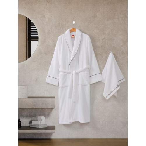 Classic Bornoz Seti Güher L-XL Erkek Classic Bornoz Seti Güher L-XL Erkek