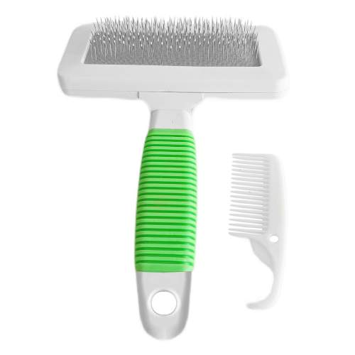 Temizleme Aparatlı Kedi Köpek Tarağı 7 cm-14 cm Small Yeşil Temizleme Aparatlı Kedi Köpek Tarağı 7 cm-14 cm Small Yeşil