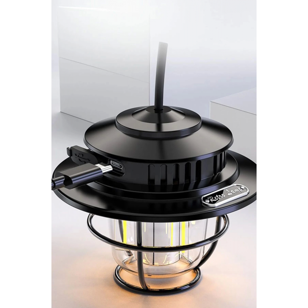 Taşınabilir Retro Fener Su Geçirmez Dış Mekan Güçlü Led Kamp Bahçe Feneri Dekor Taşınabilir Retro Fener Su Geçirmez Dış Mekan Güçlü Led Kamp Bahçe Feneri Dekor