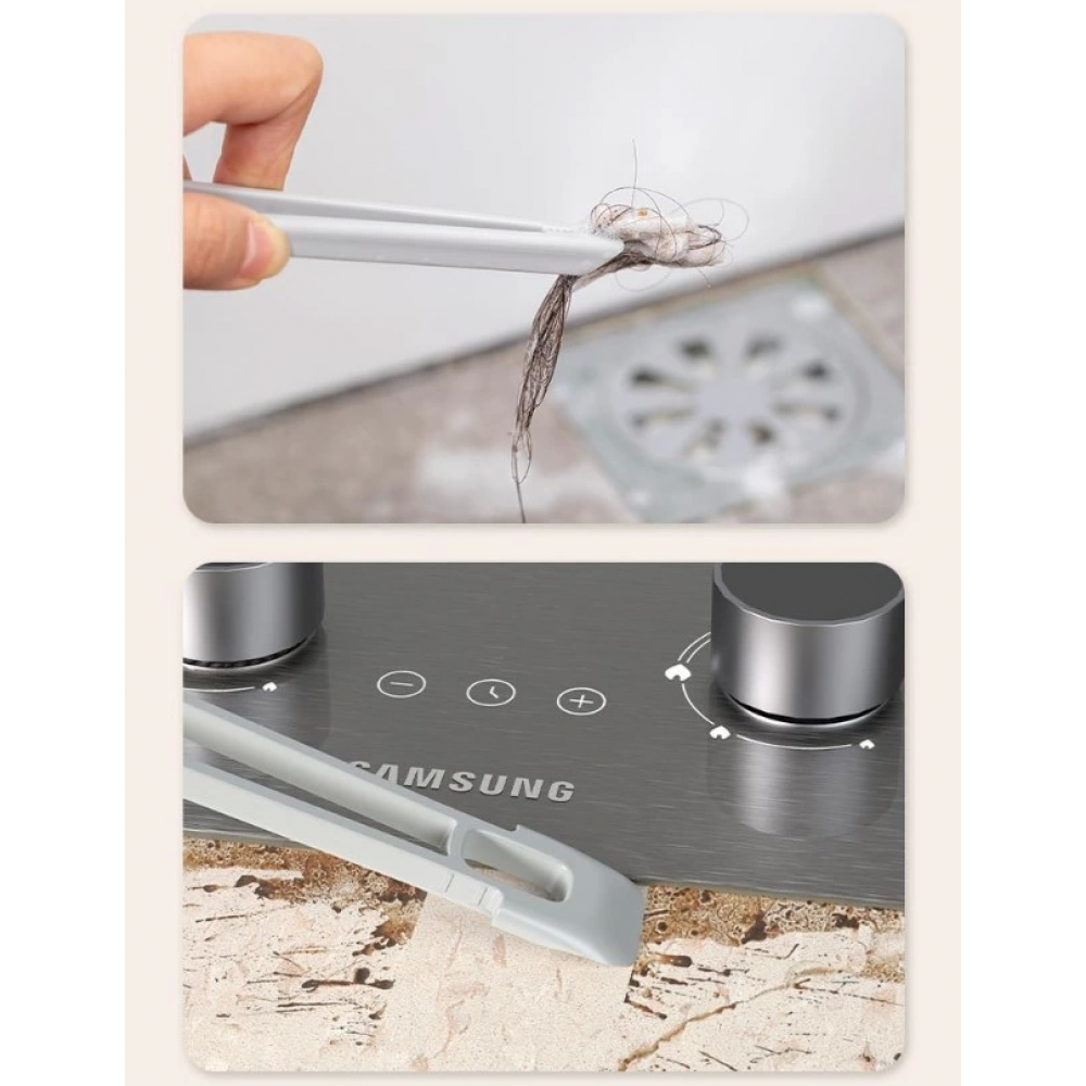 Pratik Döner Başlıklı Temizlik Fırçası Cımbızlı