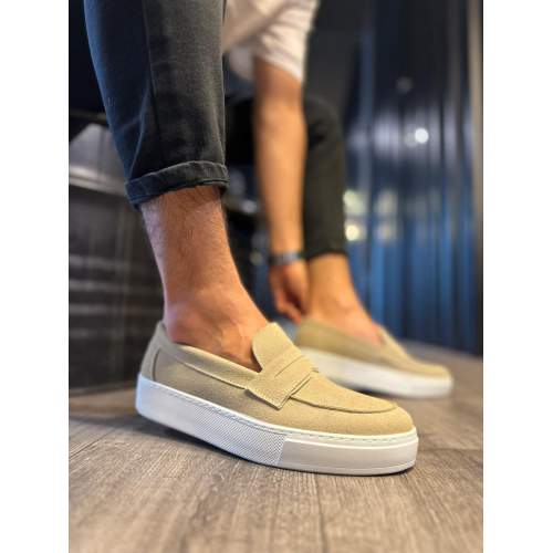 Günlük Klasik Ayakkabı Vizon Süet Günlük Klasik Ayakkabı Vizon Süet