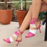 Fuşya Cilt Renkli Topuklu Ayakkabı