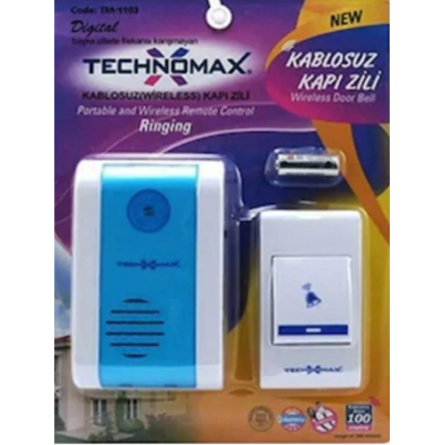 Kablosuz 100 Mt Mesafeli Kapı Zili Kablosuz 100 Mt Mesafeli Kapı Zili