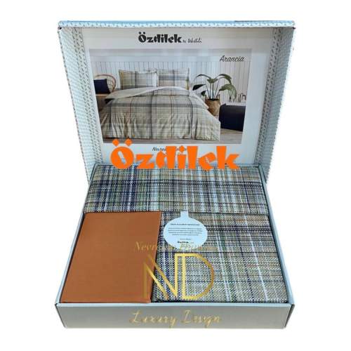 Özdilek Çift Kişilik Ranforce Nevresim Takımı Arancia Krem Özdilek Çift Kişilik Ranforce Nevresim Takımı Arancia Krem
