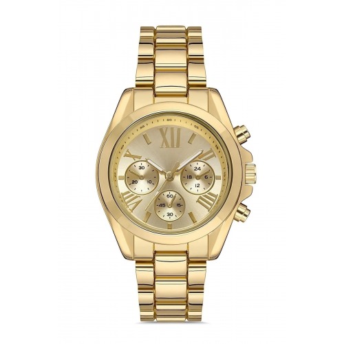 Zarif Ve Şık Özel Tasarım Roma Rakam Detaylı Metal Bayan Kol Saati (gold) Zarif Ve Şık Özel Tasarım Roma Rakam Detaylı Metal Bayan Kol Saati (gold)