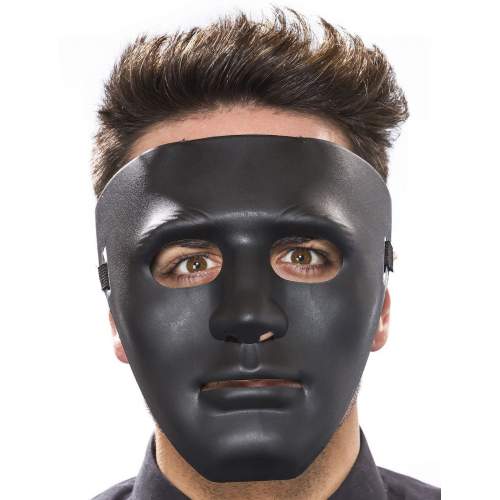 Siyah Renk Hip Hop Anonim Jabbawockeez Dans Maskesi 18x19 cm Siyah Renk Hip Hop Anonim Jabbawockeez Dans Maskesi 18x19 cm