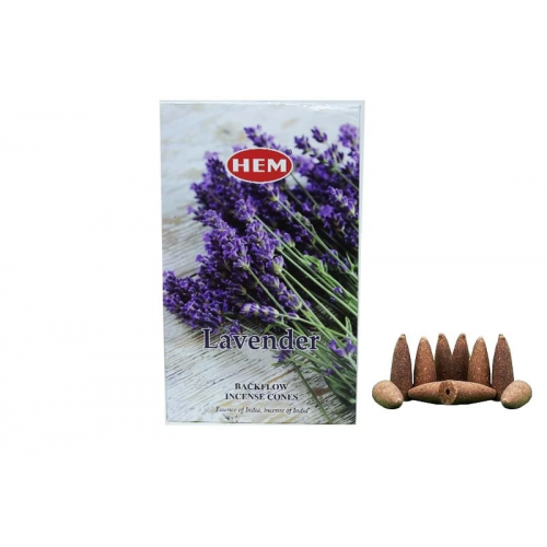 Lavender Back Flow Konik Tütsü 10lu. Lavender Back Flow Konik Tütsü 10lu.