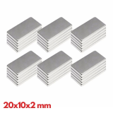 N35 20x10x2 Mm Neodyum Mıknatıs 500 Adet, Köşeli, Nikel Kaplamalı Kaliteli Ve Dayanıklı Ürün