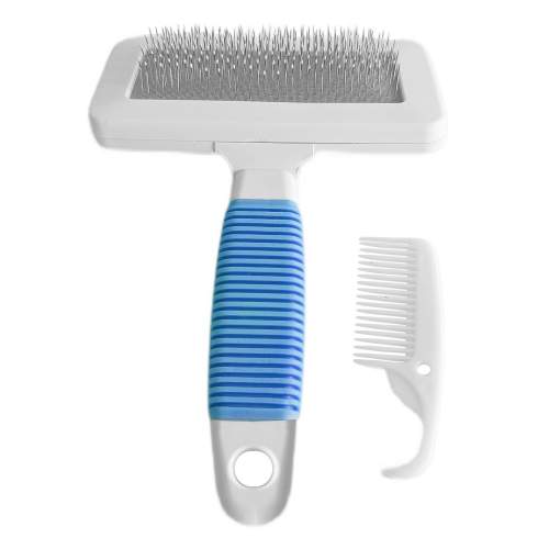 Temizleme Aparatlı Kedi Köpek Tarağı 7 cm-14 cm Small Mavi Temizleme Aparatlı Kedi Köpek Tarağı 7 cm-14 cm Small Mavi