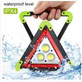 Reflektör 3 Ledli Güneş Enerjili - Kamp Feneri - Işıldak - Powerbank