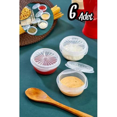6 lı Yelpaze Kapaklı Şeffaf Mini Sosluk- Ketçap Mayonez Kabı- Kahve Yanı Şeker Lokumluk 6 lı Yelpaze Kapaklı Şeffaf Mini Sosluk- Ketçap Mayonez Kabı- Kahve Yanı Şeker Lokumluk
