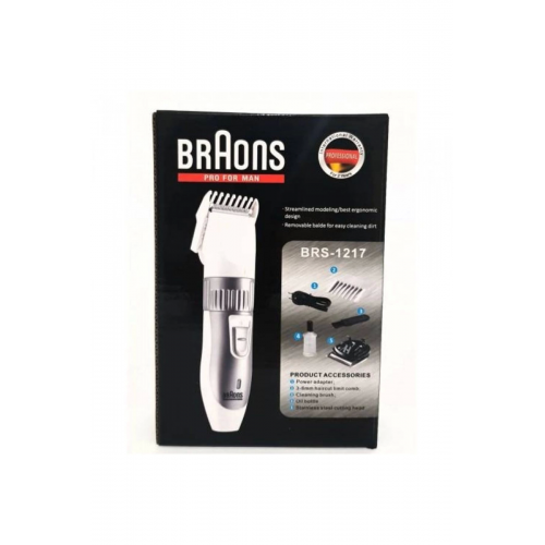 Braons Şarj Edilebilir Kablosuz Tıraş Makinesi Brs-1217