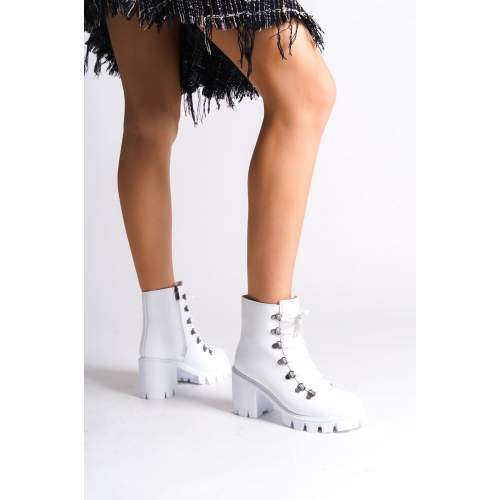 Lisinya948 Bağcıklı Fermuarlı Ortopedik Taban Suya ve Soğuğa Dayanıklı Topuklu Cilt Kadın Bot BT Beyaz Lisinya948 Bağcıklı Fermuarlı Ortopedik Taban Suya ve Soğuğa Dayanıklı Topuklu Cilt Kadın Bot BT Beyaz