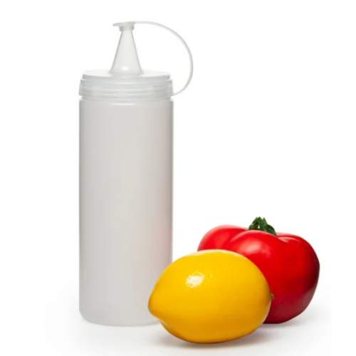 Şeffaf Sos Şişesi - 400 ML (3 Adet ) Şeffaf Sos Şişesi - 400 ML (3 Adet )