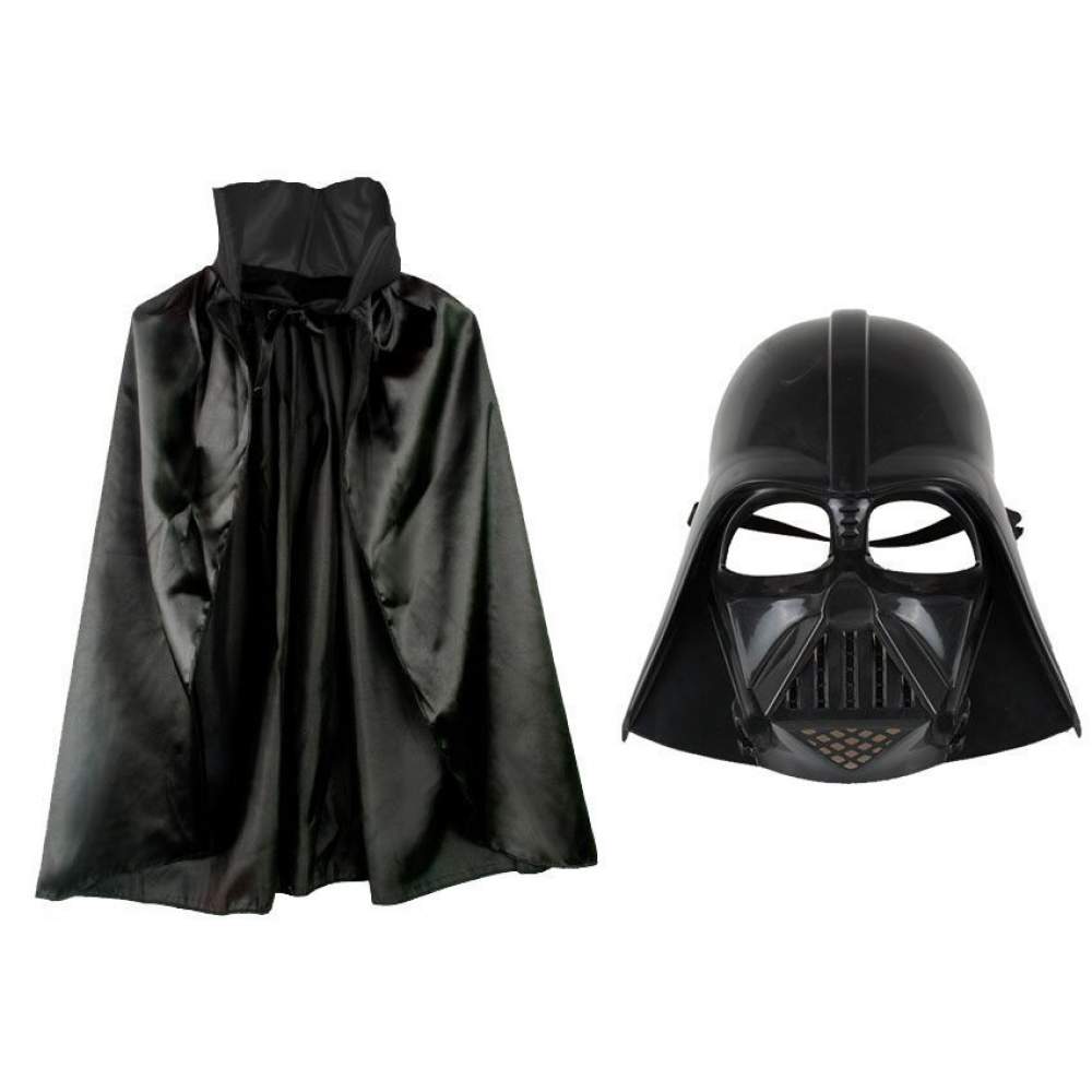 Çocuk Boy Yıldız Savaşları Star Wars Darth Vadet Maskesi ve 90 cm Pelerin Seti Siyah Çocuk Boy Yıldız Savaşları Star Wars Darth Vadet Maskesi ve 90 cm Pelerin Seti Siyah