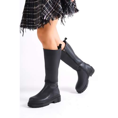 Lisinya948 Bağcıksız Fermuarlı Ortopedik Taban Suya ve Soğuğa Dayanıklı Kadın Çizme ST Siyah Lisinya948 Bağcıksız Fermuarlı Ortopedik Taban Suya ve Soğuğa Dayanıklı Kadın Çizme ST Siyah