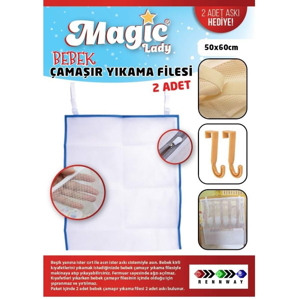 Bebek Çamaşır Filesi 2li Set