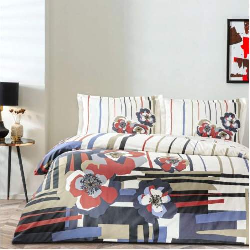 Çift Kişilik Saten Nevresim Takımı Vanessa Kırmızı Çift Kişilik Saten Nevresim Takımı Vanessa Kırmızı