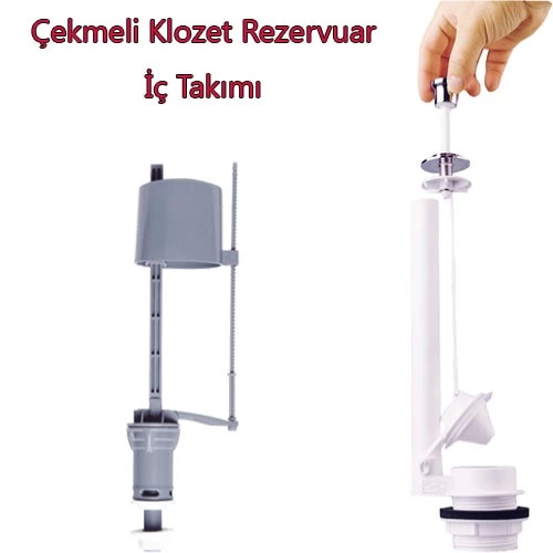 Klozet Sifon Çekmeli Rezervuar İç Takım Su Tasarruflu Seramik Klozet Sifon Çekmeli Rezervuar İç Takım Su Tasarruflu Seramik