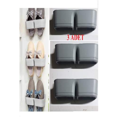3 Adet Banyo Terlik Tutucu - Kapı Arkası Pratik Raf - Terlik Tutucu 3 Adet Banyo Terlik Tutucu - Kapı Arkası Pratik Raf - Terlik Tutucu