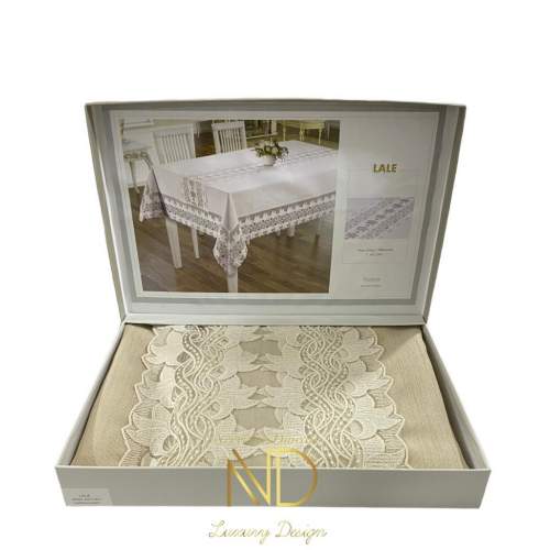 Masa Örtüsü Lale Cappuccino Masa Örtüsü Lale Cappuccino