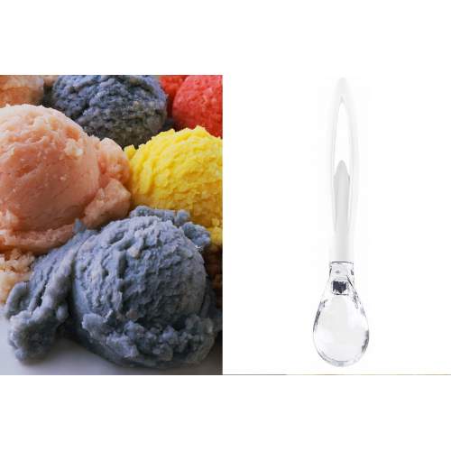 Dondurma Kaşığı - Şeffaf Mika Uçlu Dondurma Kaşığı - Şeffaf Mika Uçlu