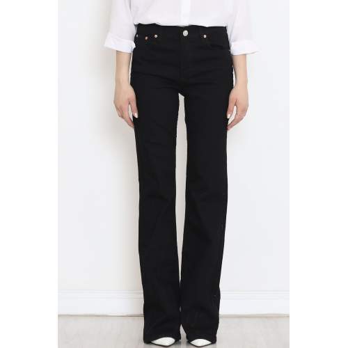 İspanyol Paça Kot Pantolon Siyah2 İspanyol Paça Kot Pantolon Siyah2