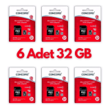 6 Adet Ultrahız 32gb Micro Sd Hafıza Kartı: Yüksek Performans Ve Geniş Depolama Kapasitesi 6 Adet Ultrahız 32gb Micro Sd Hafıza Kartı: Yüksek Performans Ve Geniş Depolama Kapasitesi